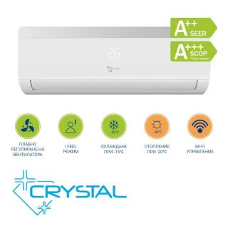 Инверторен климатик Crystal 24S-2A